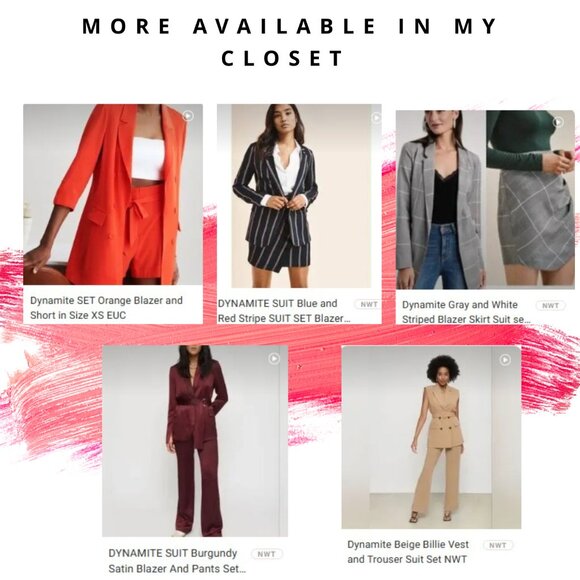 Neutral SUIT SET Work Office Corporate Set Dynamite Black Vest And Trouser EUC - Picture 16 of 17